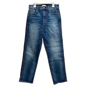 Splendid Mid Rise Straight Jeans Size 28 Dark Wash Classic Everyday Denim‎